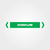 Custom Design Sign,Overflow Pipe Marker